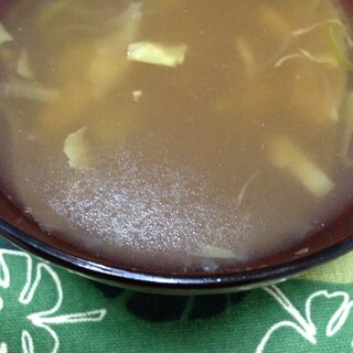 シンプル♪シンプル♪中華春雨スープ(*^^*)☆